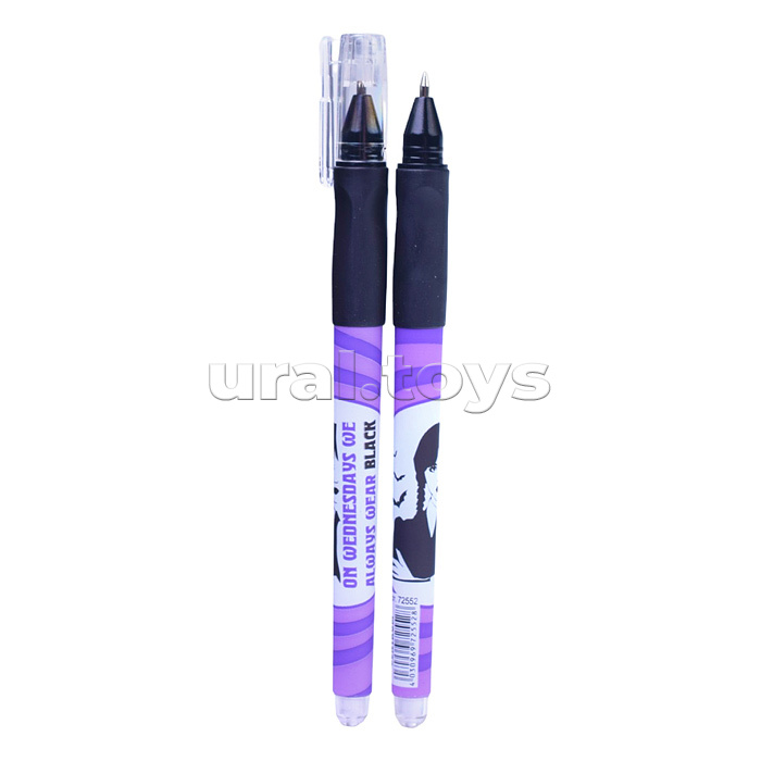 Ручка гелевая Вэнсдэй Soft touch, цвет чернил синий 0,5 мм в пластиковом друме
