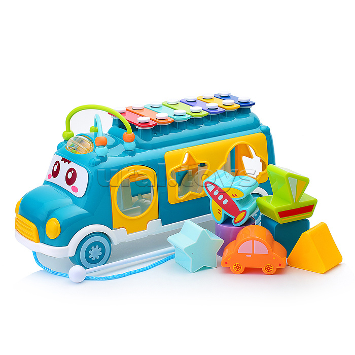 Сортер-металлофон "Музыкальный автобус" в коробке