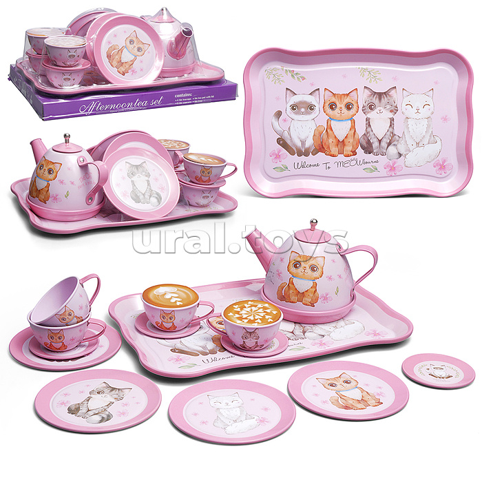 Набор посуды "Кошечка" в коробке