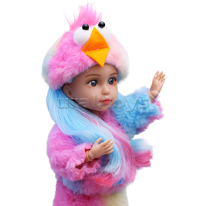 Кукла "Милла" в костюме цыпленка, в коробке