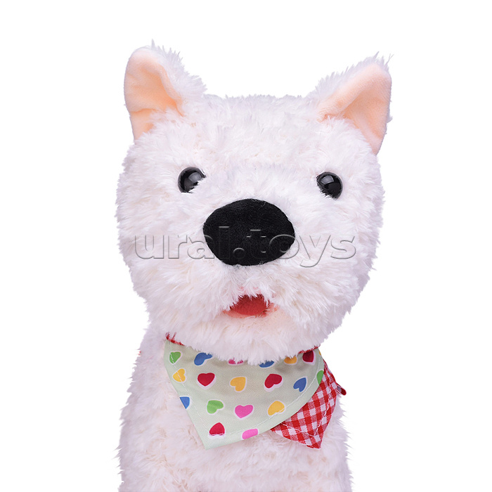 Собака "Снежок" (поет, ходит, повторяет) в пакете