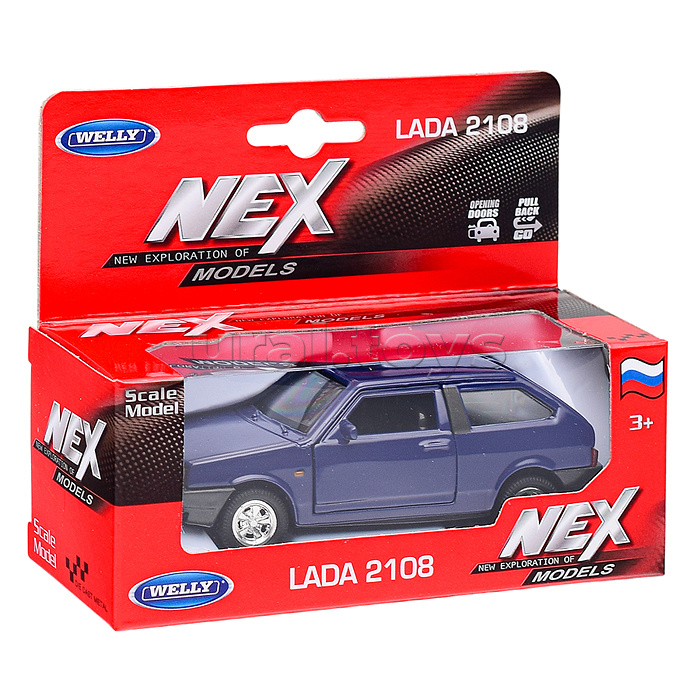 Машинка 1:38, в асс., набор 23RUS