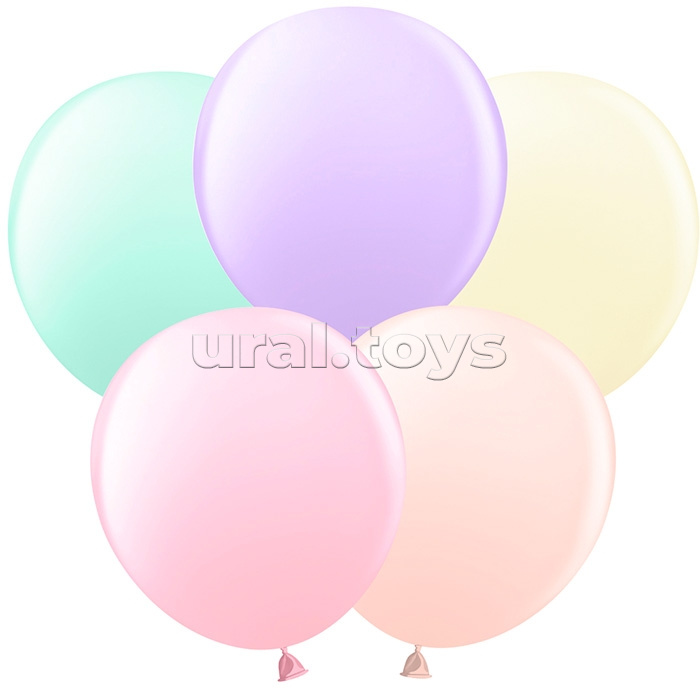 Шар (18''/46 см) Ассорти, макарунс, 25 шт.