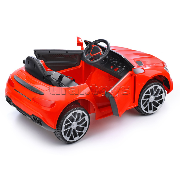 Электромобиль "Престиж" на аккумуляторе, с р/у управлением, в коробке (красный)