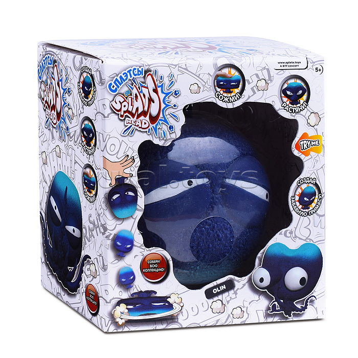 Фигурка-тянучка Splats Head, Olin/Олин ,11 см Фигурка-тянучка Splats Head, Olin/Олин ,11 см