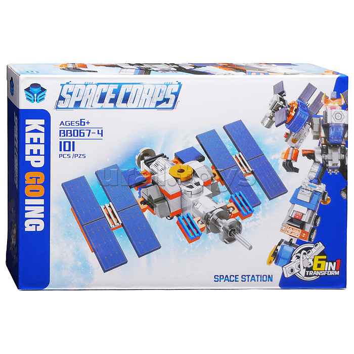 Конструктор "Космический воин" (644 дет.) в коробке