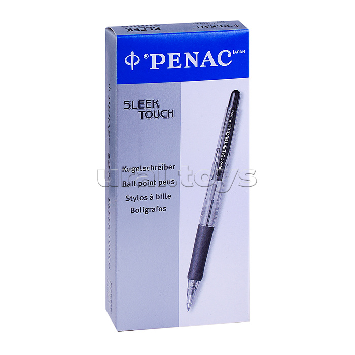 Ручка шариковая автоматическая Sleek Touch Pastel 1,0мм корпус пастельный розовый, синяя