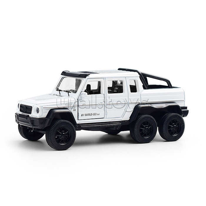 Машина металл свет-звук Mercedes-Benz G63 amg6х6 дв, инер., багаж. 14см 1:32