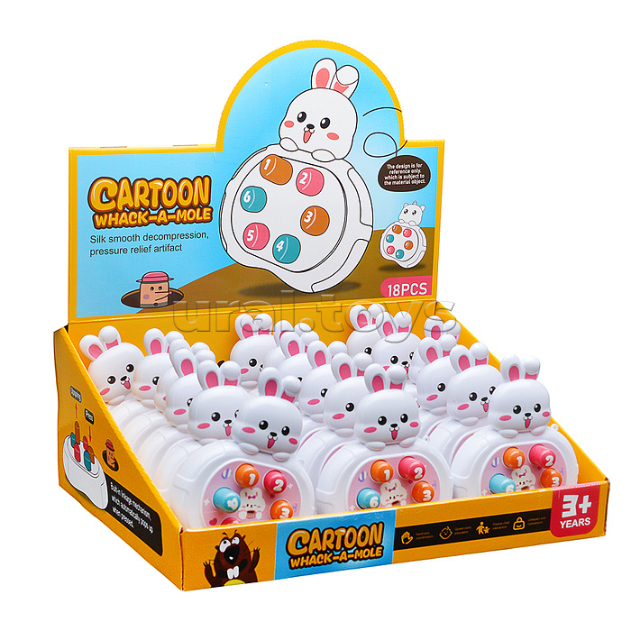 Игрушка-антисресс "Зайка" в коробке Игрушка-антисресс "Зайка" в коробке