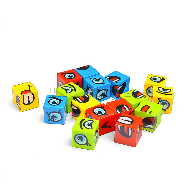 Игра настольная "Емоджи куб" в пакете