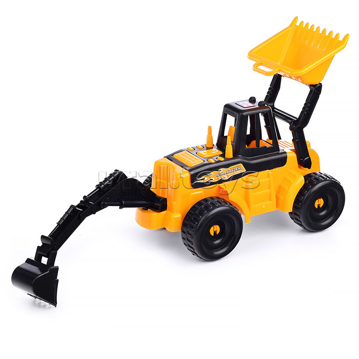 Игрушка Экскаватор с ковшом и грейдером