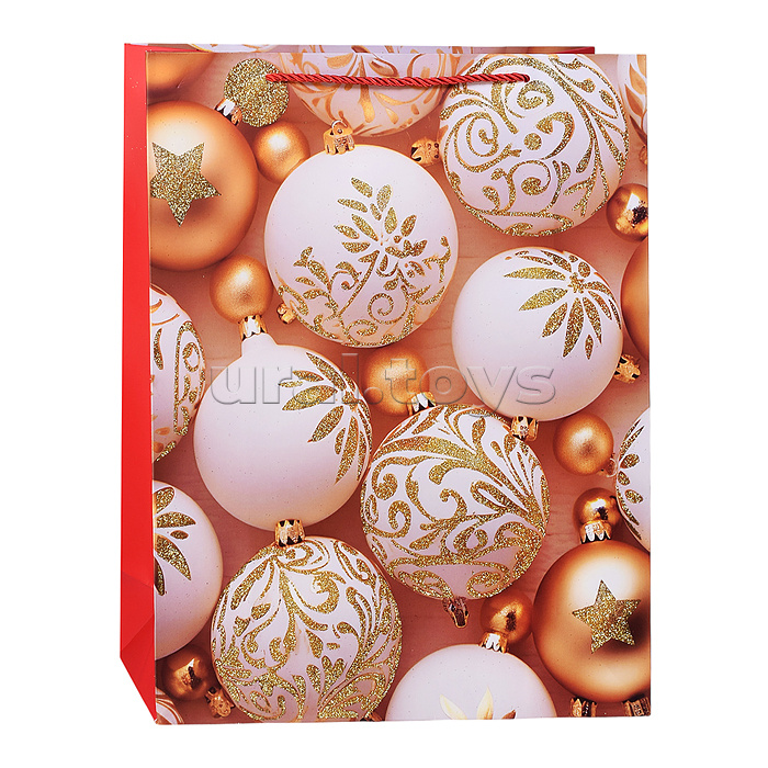 Пакет подарочный "Яркие игрушки" 31*12*40 см.