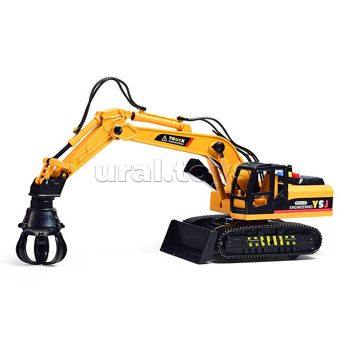 Экскаватор "Грейфер" (свет, звук) в коробке