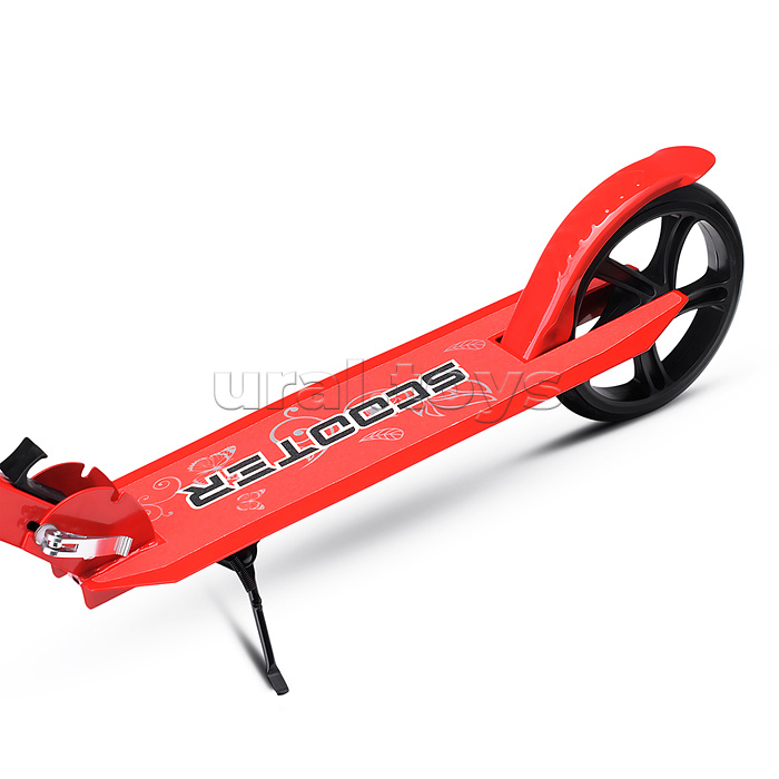 Самокат 2-х кол., красный, в коробке