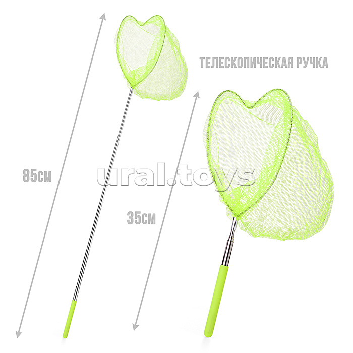Сачок для ловли бабочек (65/20 см.) (цвет в ассортименте) Сачок для ловли бабочек (65/20 см.) (цвет в ассортименте)