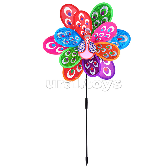 Ветерок "Павлиний хвост" 39*13*75 см., в пакете