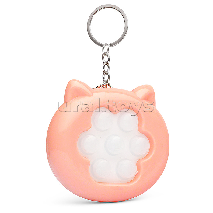 Игрушка - антистресс-брелок "Кошачья лапа" 7,5см.