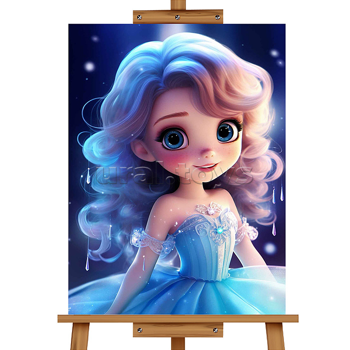 Мозаика алмазная "Принцесса" 20*30см.