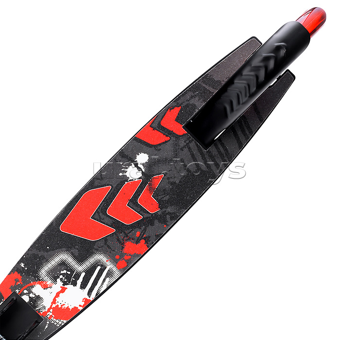 Самокат 2-х кол., красный, d 200 мм., PU, в коробке