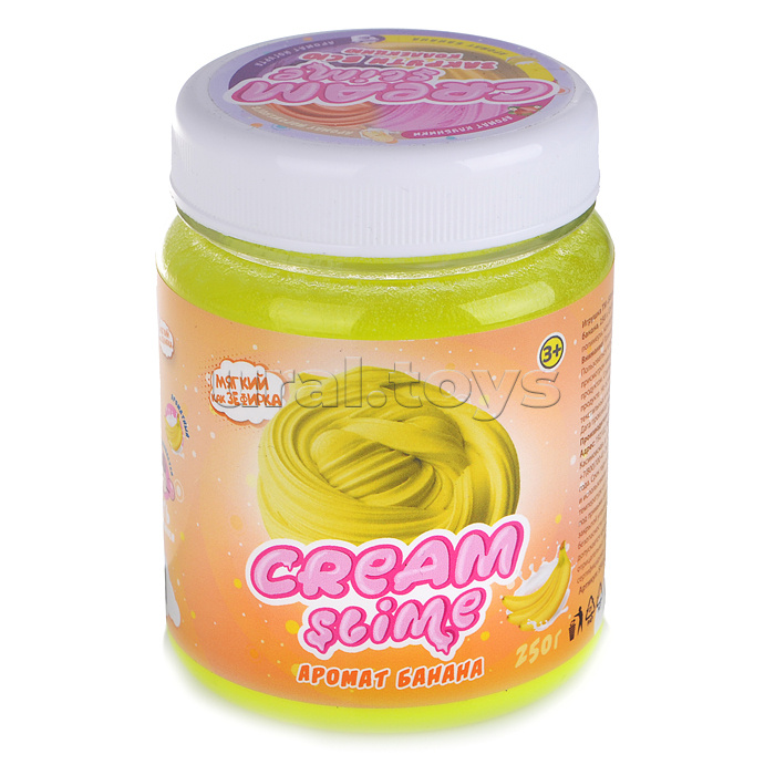Игрушка Cream-Slime с ароматом банана, 250 г