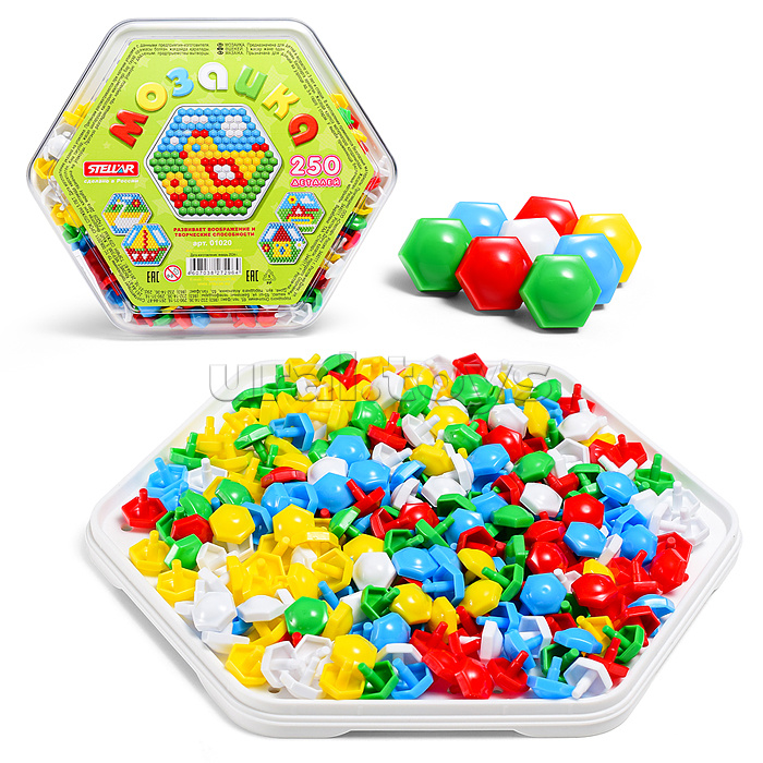 Мозаика шестигранник (d.13мм/250шт)