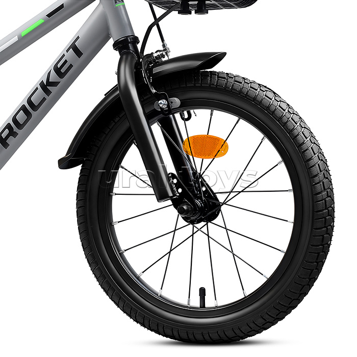 Велосипед 16" Rocket First, цвет серый