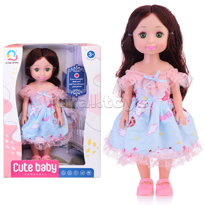 Кукла "София", в голубом платье, в коробке