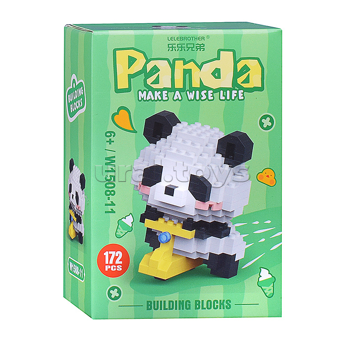 Конструктор "Панда" (172 дет.) в коробке