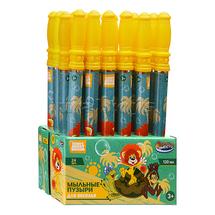 Мыльные пузыри "Союзмультфильм" 120мл, в колбе