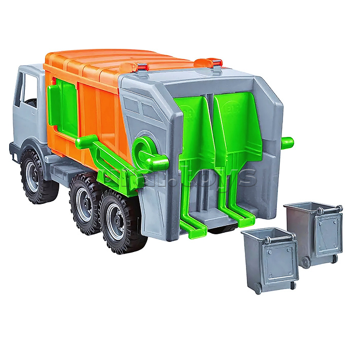 Мусоровоз Мерседес 3-х осный серии "Спецтехника" 45 см