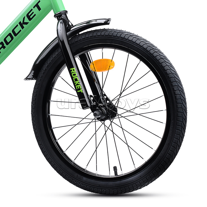Велосипед 18" Rocket Juster, цвет зеленый