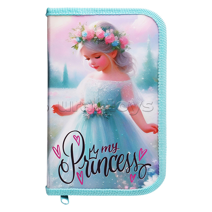 Пенал односекционный большой 190/115 "Принцесса"
