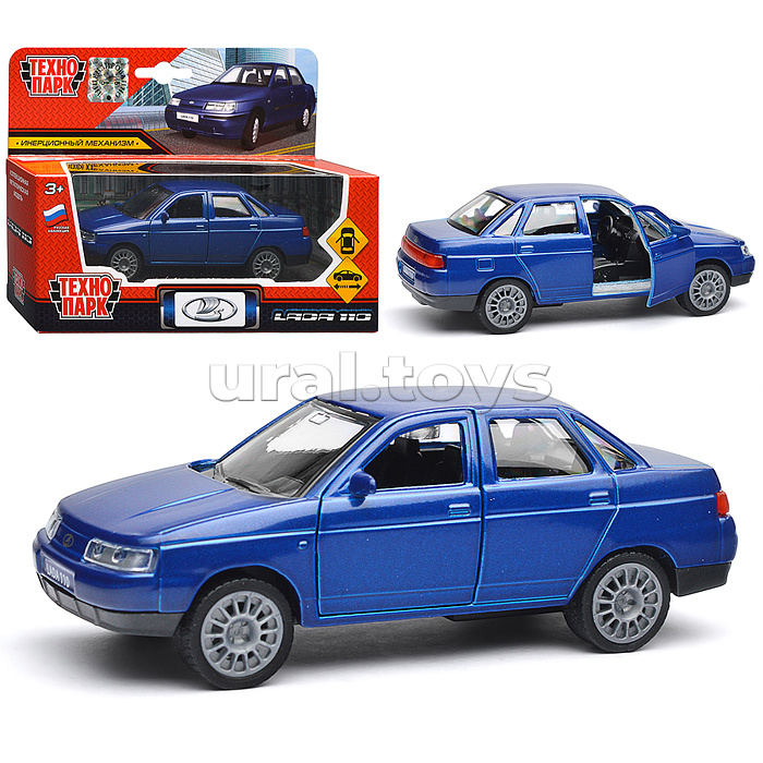 Машина металл LADA 110 12 см, двери, инерц., коробка Машина металл LADA 110 12 см, двери, инерц., коробка