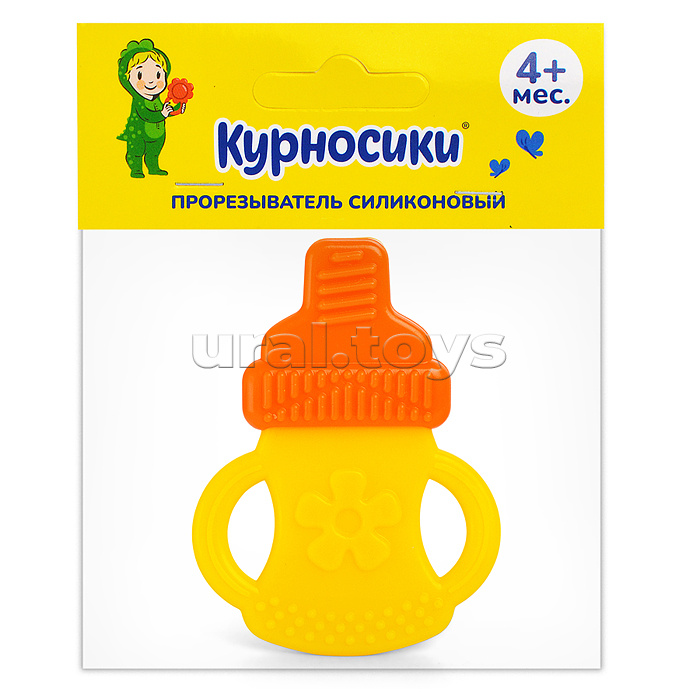 Прорезыватель (массажер для десен) силиконовый "Бутылочка" Прорезыватель (массажер для десен) силиконовый "Бутылочка"