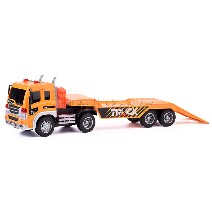 Машина "Эвакуатор" с грейдером ( свет, звук) в коробке