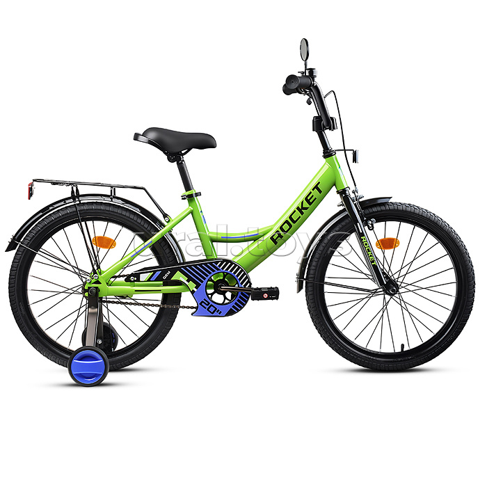 Велосипед 20" Rocket Gem, цвет зеленый