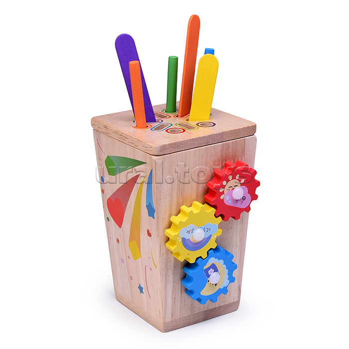 Игра развивающая "Коробочка с шестеренками"