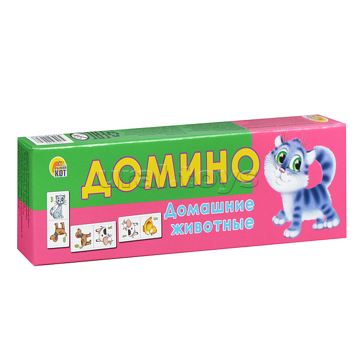 Домино пластиковое. Домашние Животные