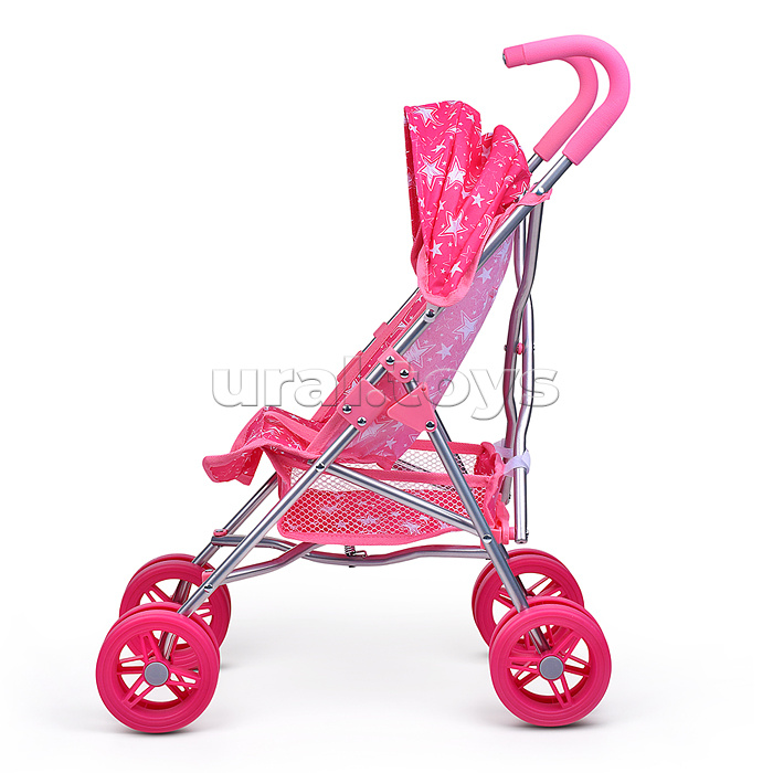 Коляска для кукол, металлическая, прогулочная, складная