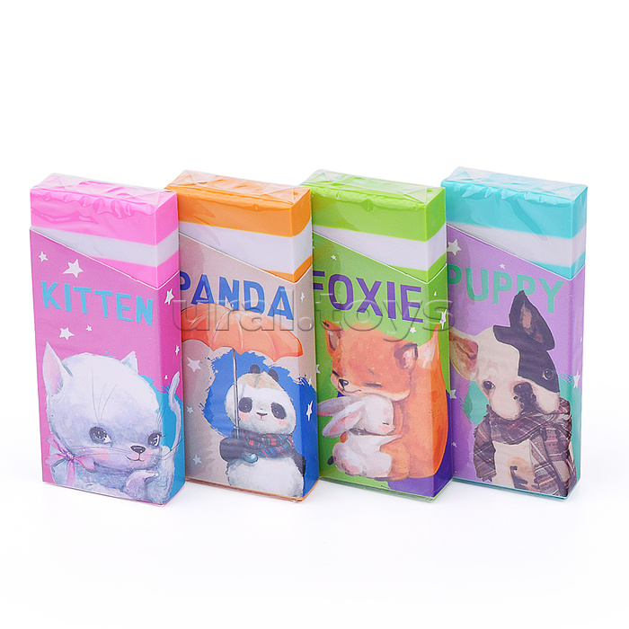 Ластик "HappyGraphix. Kids", 4 цвета