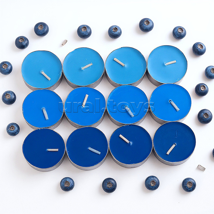 Набор арома свечей (В ассортименте: ваниль/клубника/апельсин/роза/лимон/яблоко/черника/лаванда (12шт.)