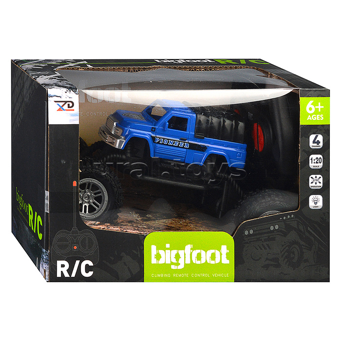 Машина "Bigfoot" р/у, 27 MHz, в коробке