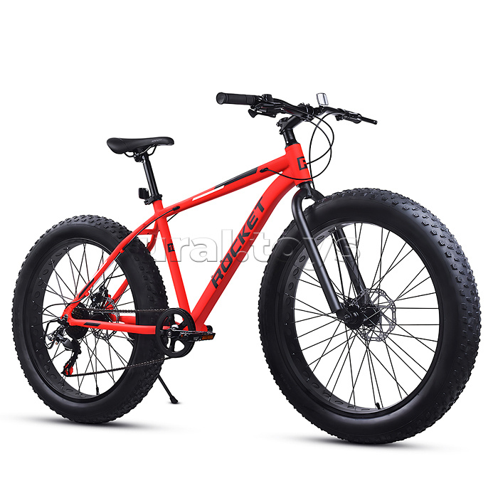 Велосипед 26" Rocket Fat 26, цвет красный, размер 18"