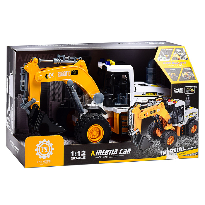 Экскаватор "Гигант копатель" на батарейках, в коробке