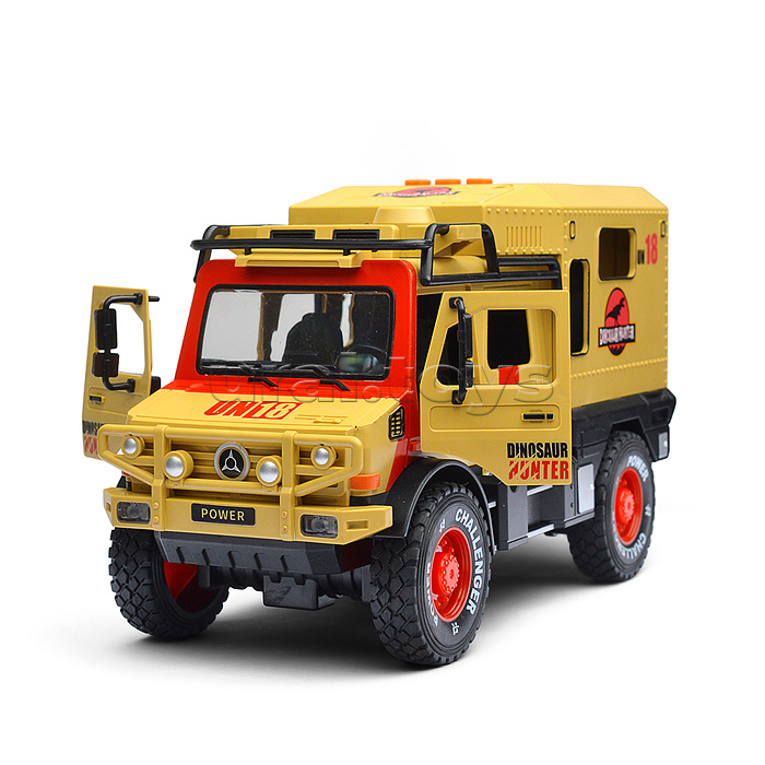 Машина "Dinosaurs hunter" (свет, звук) в коробке