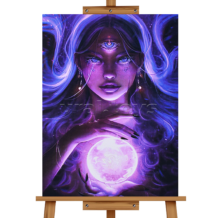 Мозаика алмазная "Звёздный оракул" 30*40см.