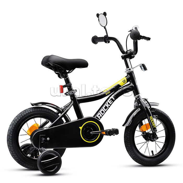 Велосипед 12" Rocket Kind, цвет черный