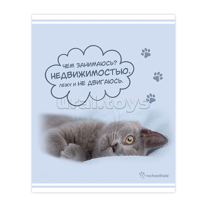 Тетрадь 60 л. клетка "Rachael Hale"