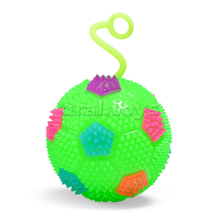 Игрушка-пищалка "Колючий мяч" (7,5 см) в коробке