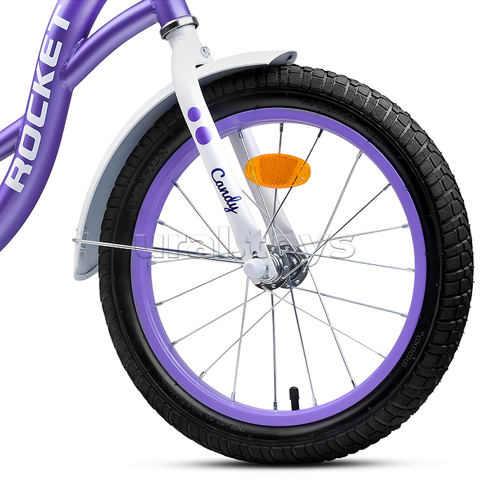 Велосипед 16" Rocket Candy, цвет фиолетовый